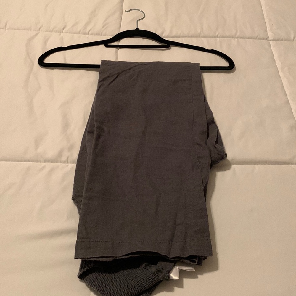 Maternity Pants with elastic waistband- Rayon and Linen Fabric- NWOT